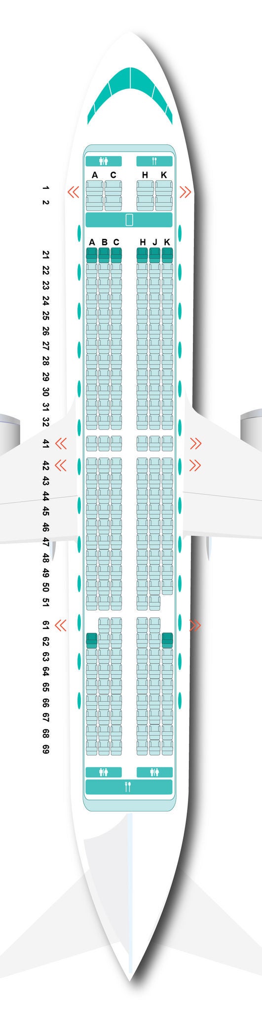Extra Leg Room Seat