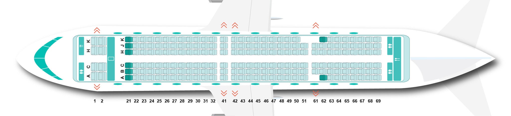 Extra Leg Room Seat