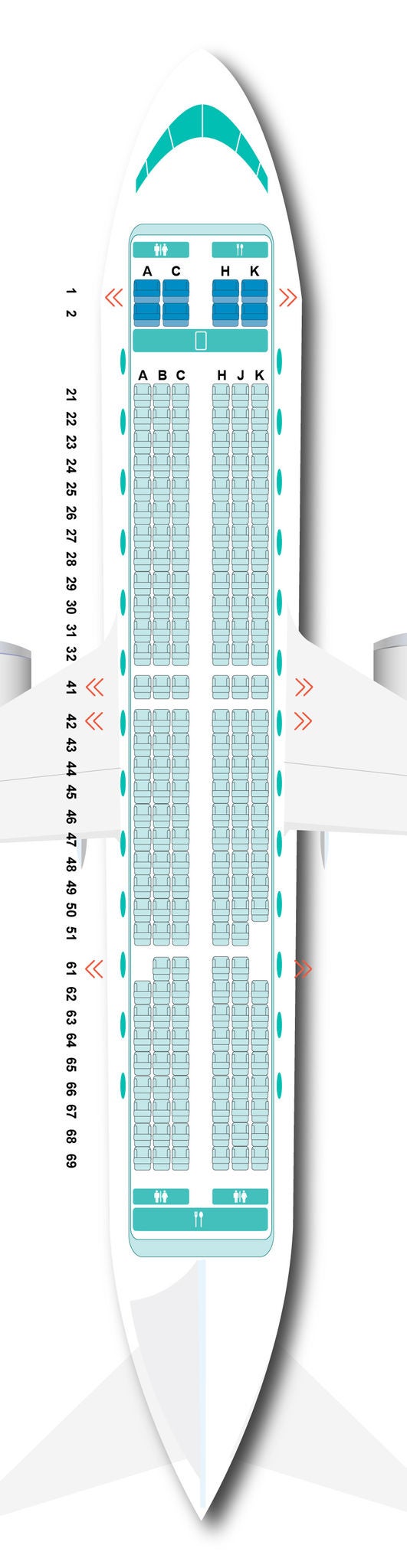 Extra Leg Room Seat