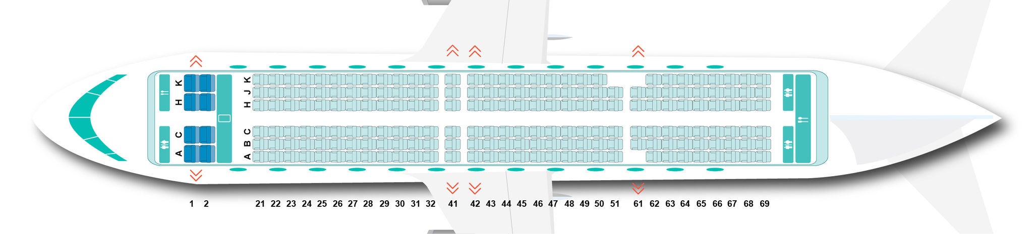 Extra Leg Room Seat