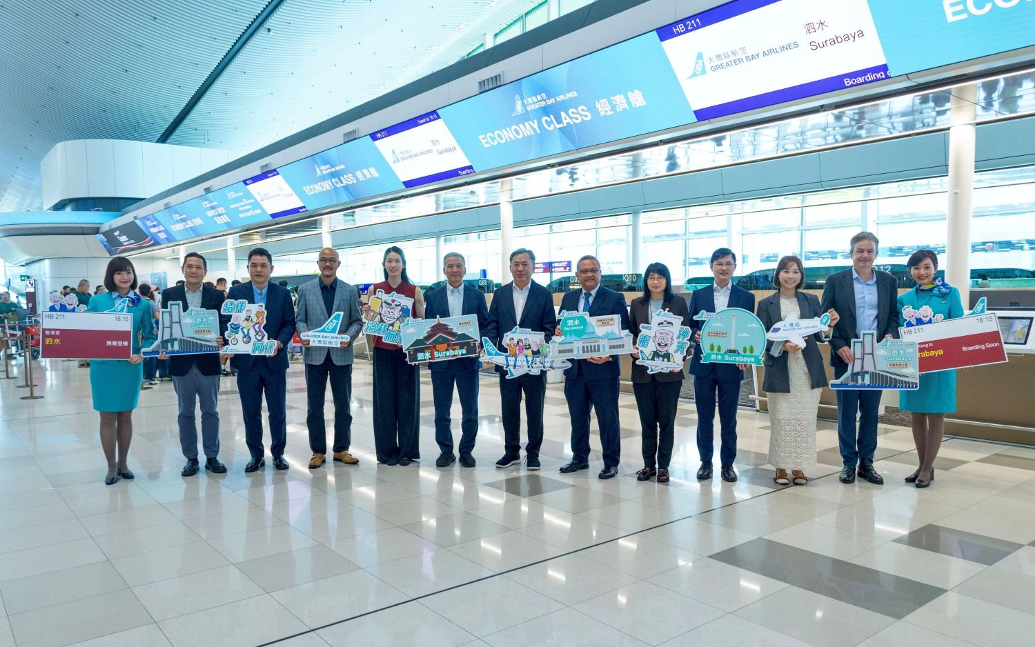 Greater Bay Airlines starts scheduled service to Surabaya, Indonesia
