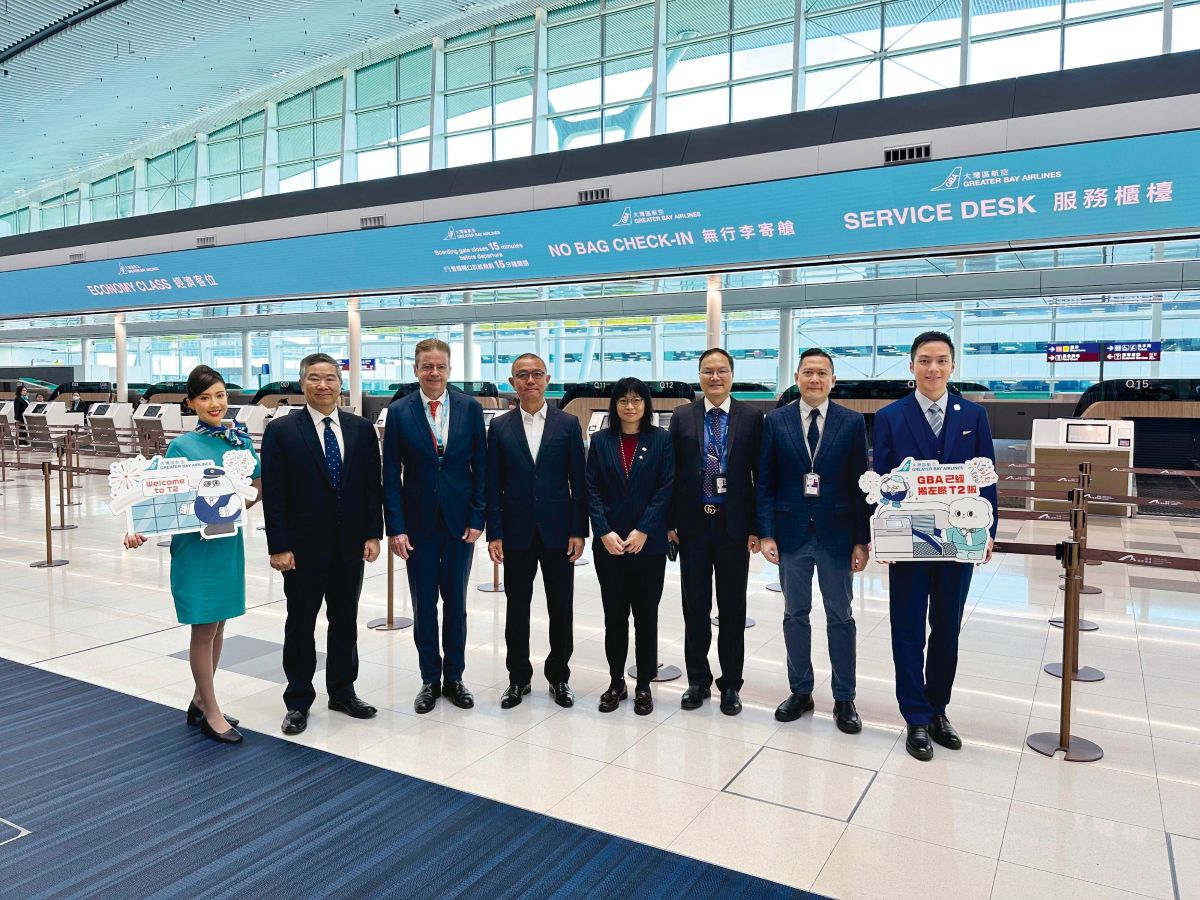 大灣區航空遷往二號客運大樓 整體運作暢順有序