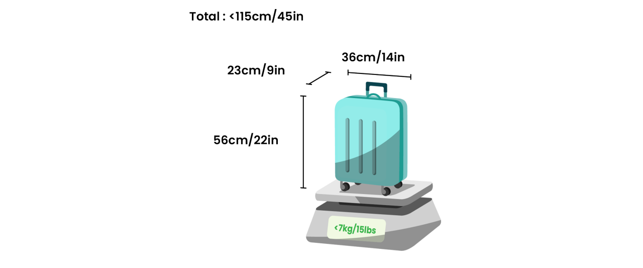 Baggage | Greater Bay Airlines Flights to Tokyo, Osaka, Bangkok, Taipei,