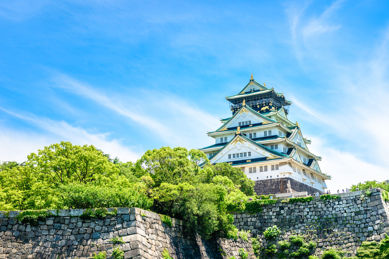 Osaka Castle in Japan